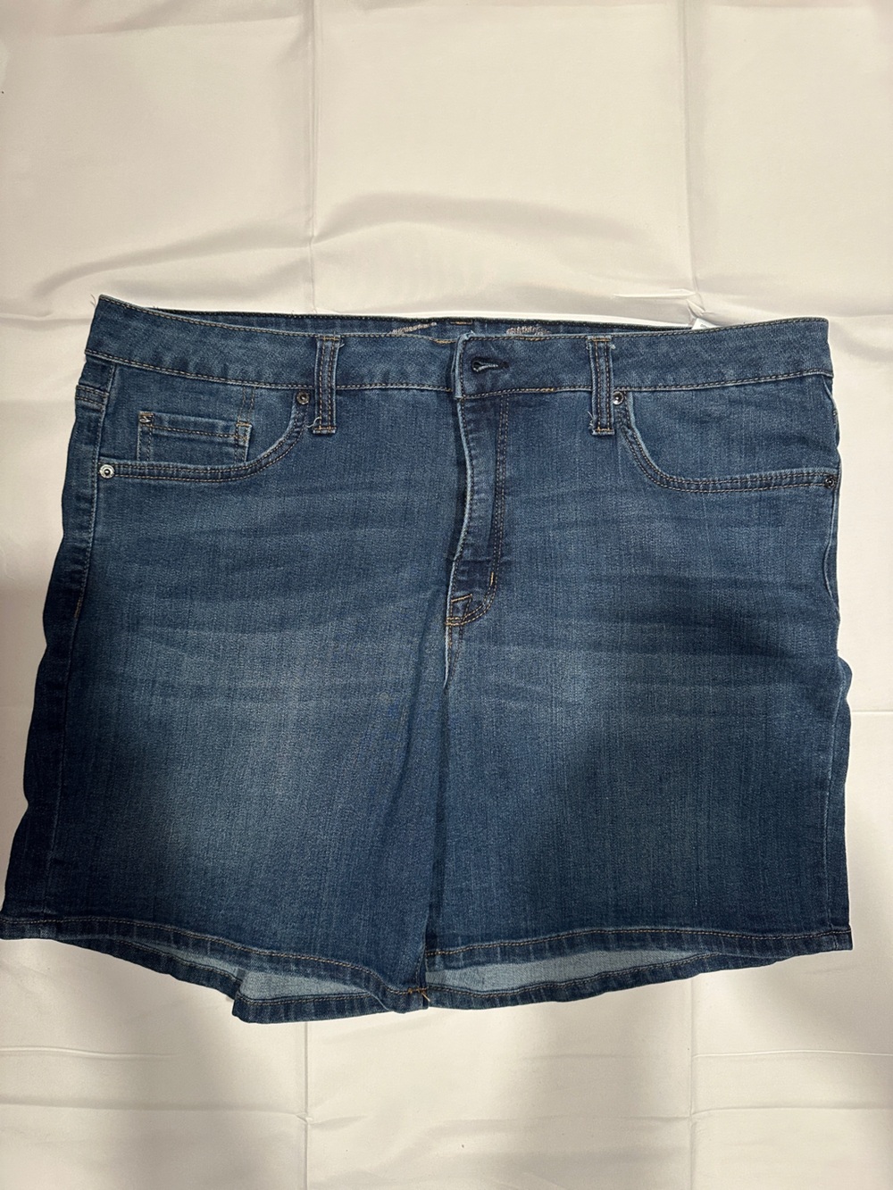 Seven7 Men's Straight Leg Dark Blue Denim Jeans
